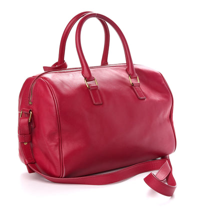 Saint Laurent Calfskin Classic Duffle 6 Fuchsia 3 of 12