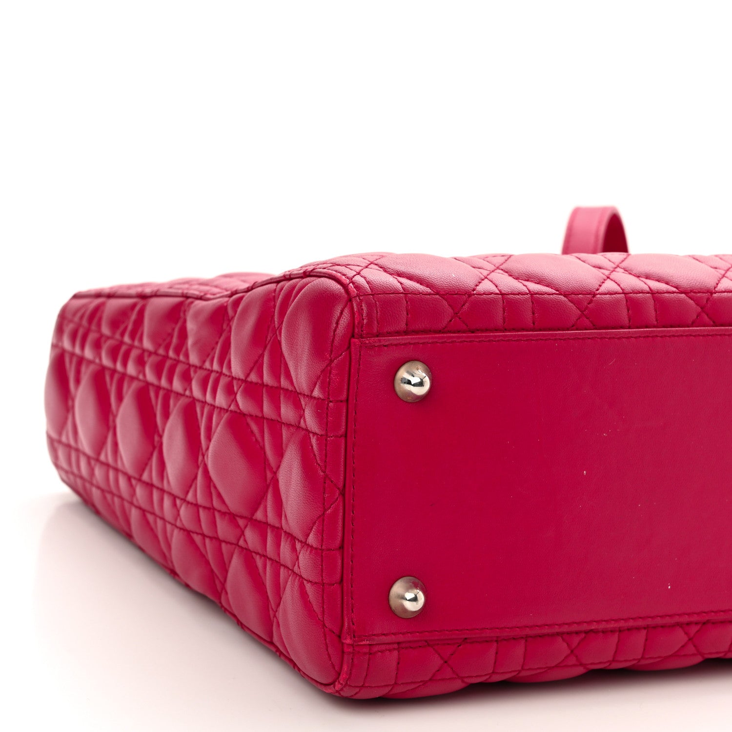 Christian Dior Lambskin Cannage Large Lady Dior Pink 8 of 10
