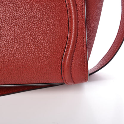 Celine Baby Grained Calfskin Nano Luggage Red 15 of 18