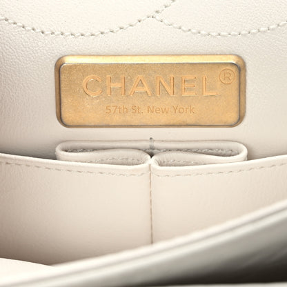 Chanel Aged Calfskin Lucky Charms 2.55 Reissue 226 Flap White 6 of 9