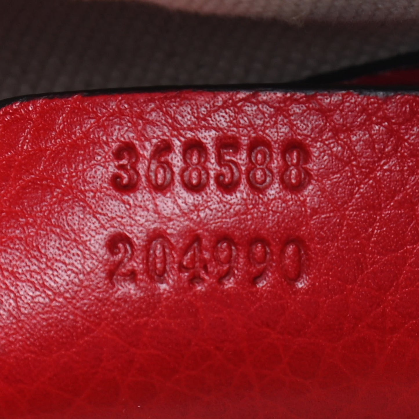 Pebbled Calfskin Small Soho Drawstring Backpack Tabasco Red