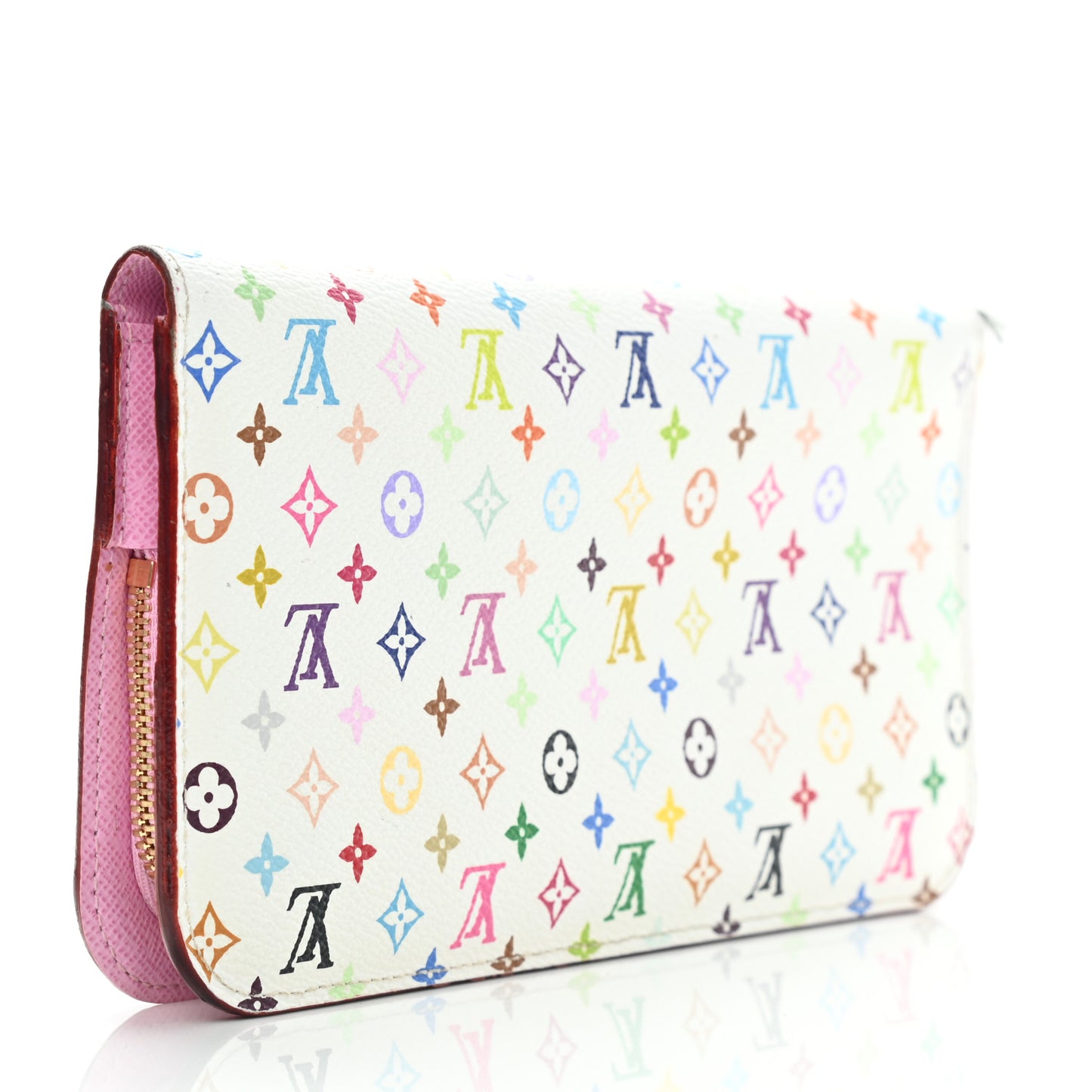 Monogram Multicolor Insolite Wallet White Litchi