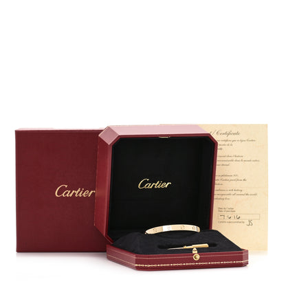 Cartier 18K Yellow Gold LOVE Bracelet 17 6 of 6