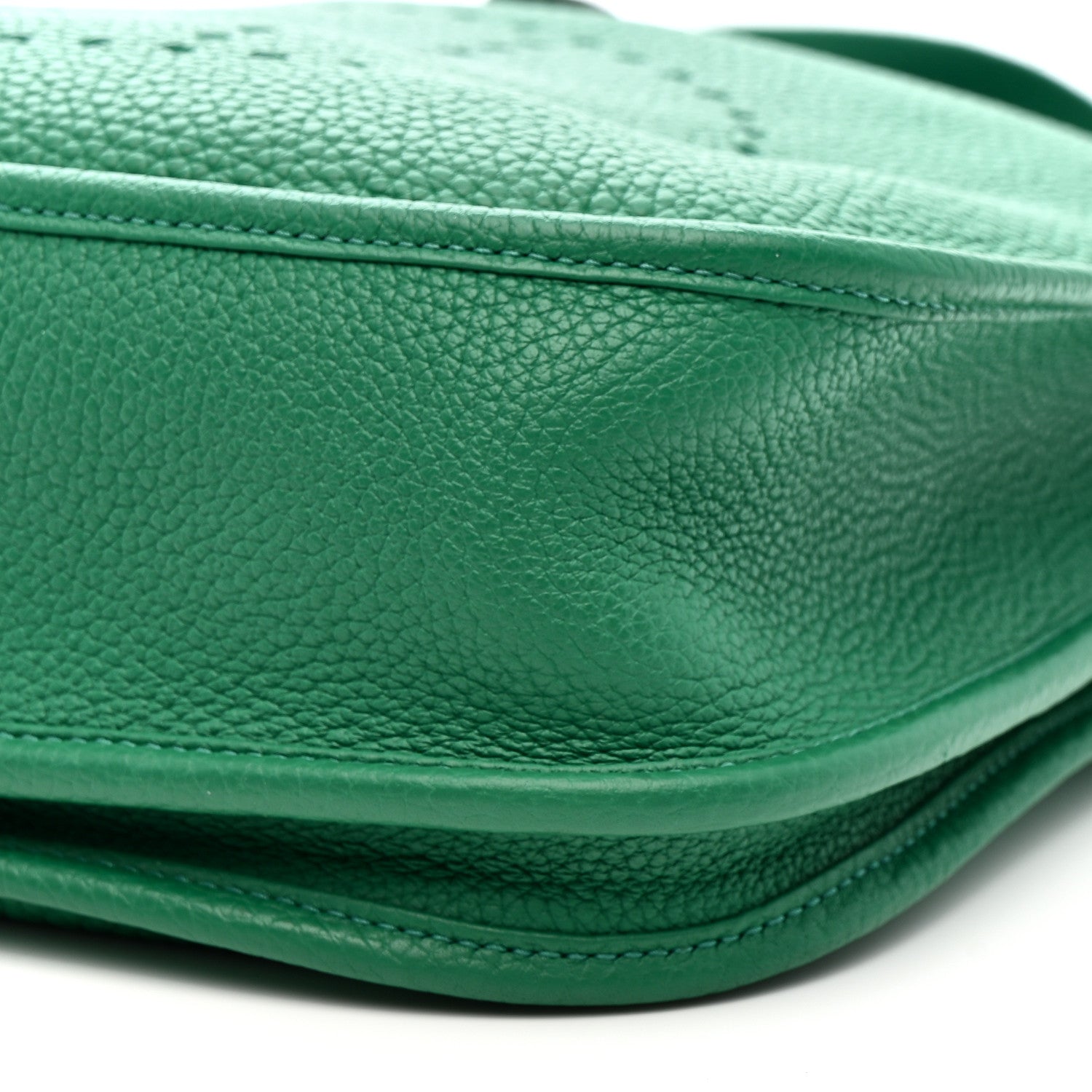 Hermes Taurillon Clemence Evelyne III PM Vert Vertigo 10 of 12