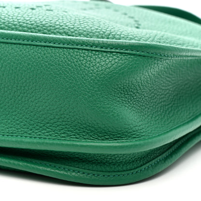 Hermes Taurillon Clemence Evelyne III PM Vert Vertigo 10 of 12