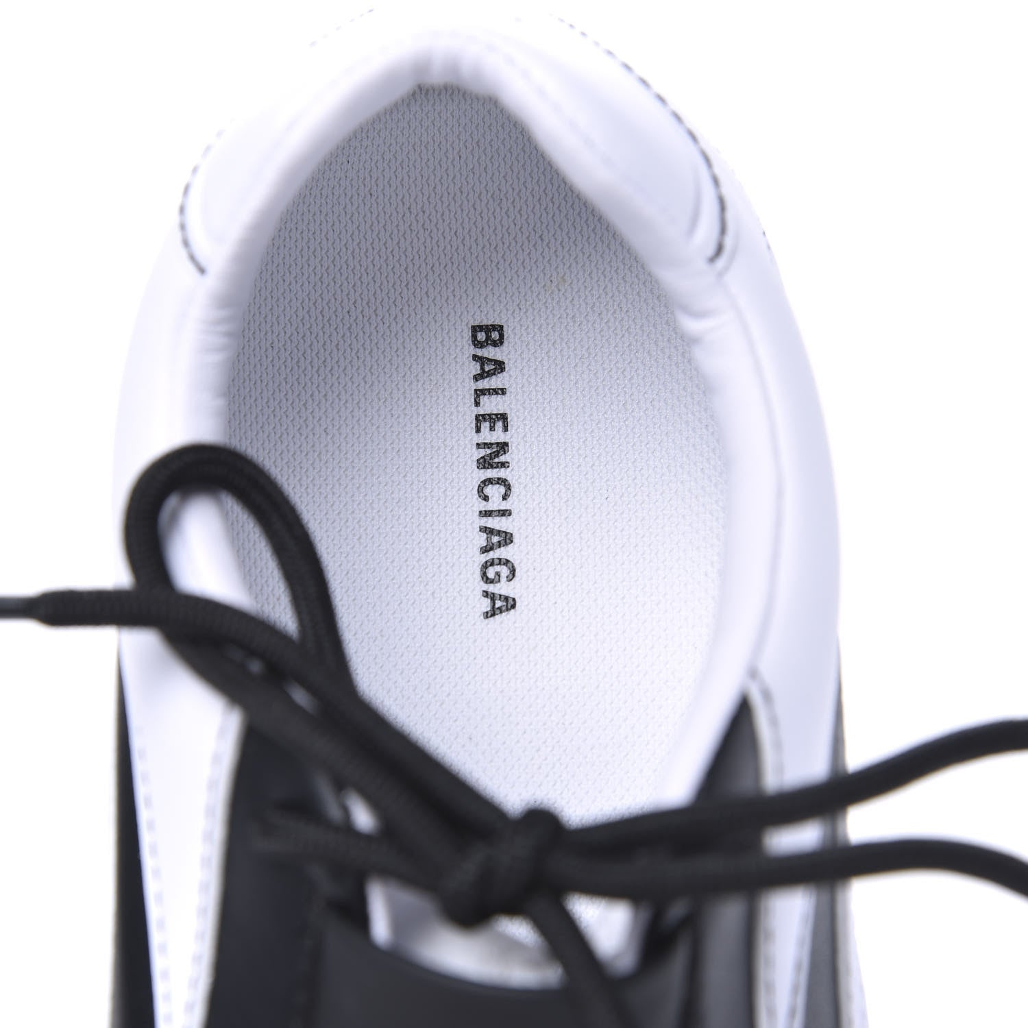 Balenciaga Polyurethane Womens Zen Sneakers 36 White Black 6 of 8