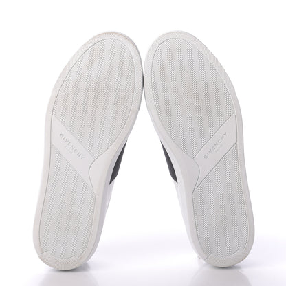 Givenchy Calfskin Band Logo Womens Urban Street Sneakers 38 White Black 6 of 9