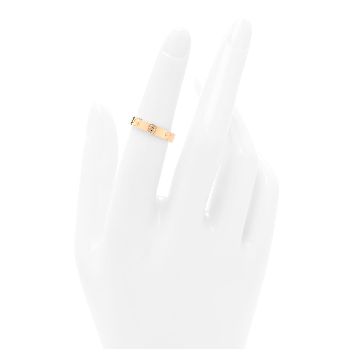Cartier 18K Yellow Gold 3.5mm LOVE Wedding Band Ring 50 5.25 2 of 5