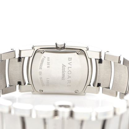 Bulgari Stainless Steel Diamond Bezel 35mm Assioma Quartz Watch 4 of 7
