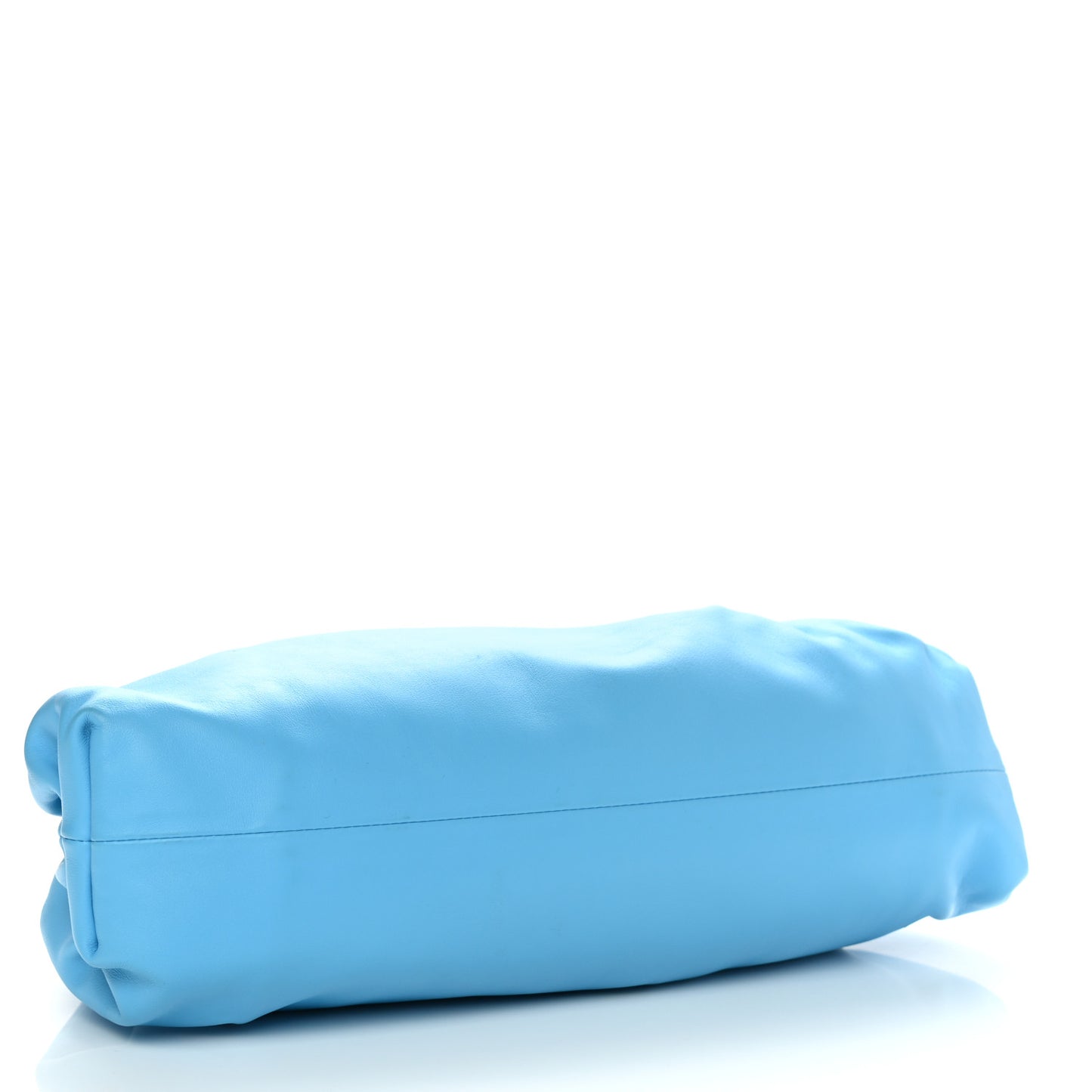 Smooth Butter Calf The Pouch Oversized Clutch Sky Blue