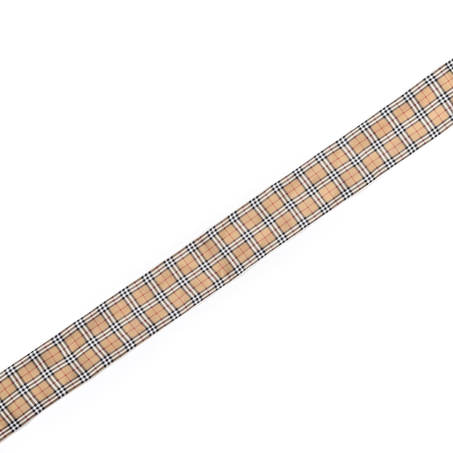 Burberry Silk Small Scale Check Heart Print Skinny Scarf 3 of 3