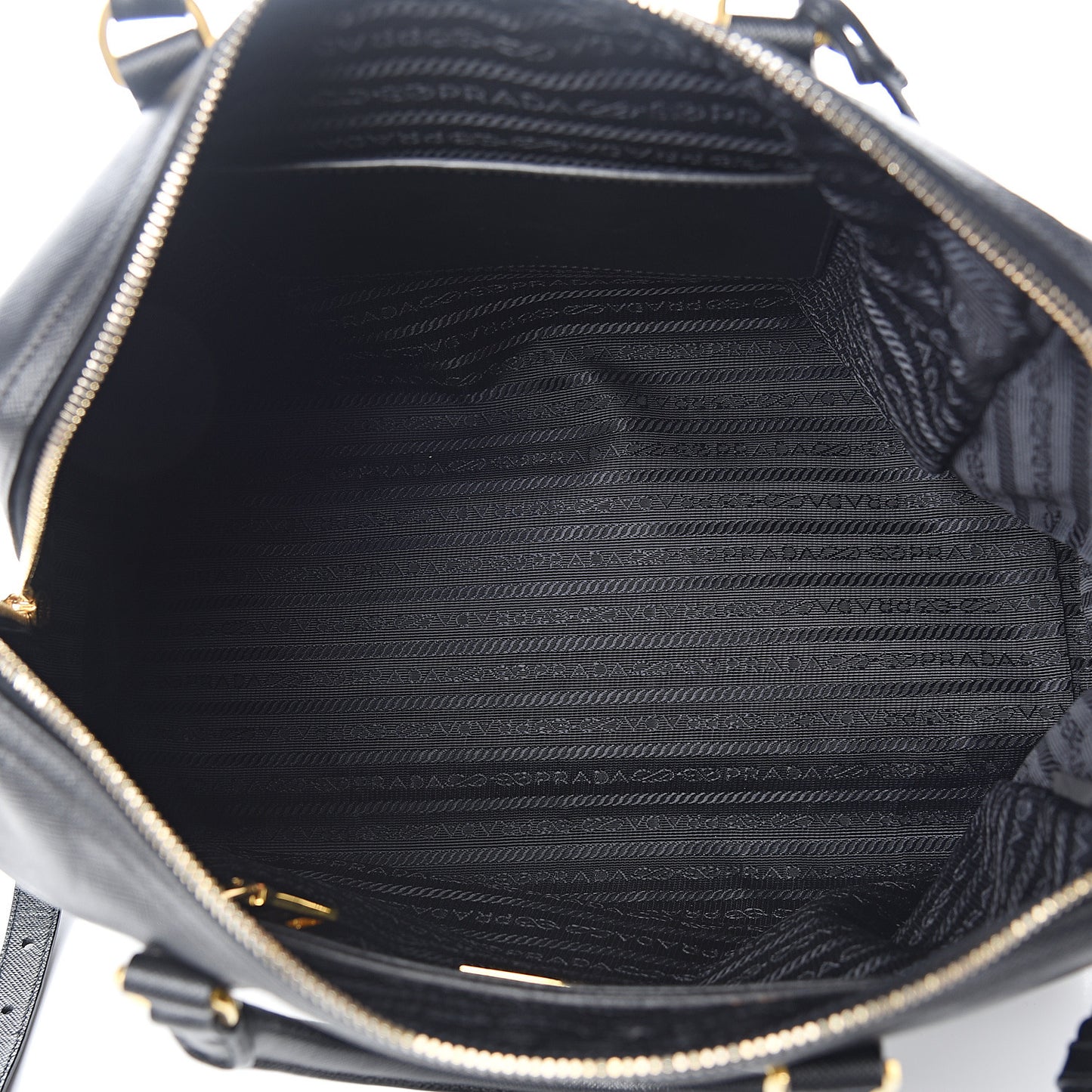 Saffiano Lux Bowler Black