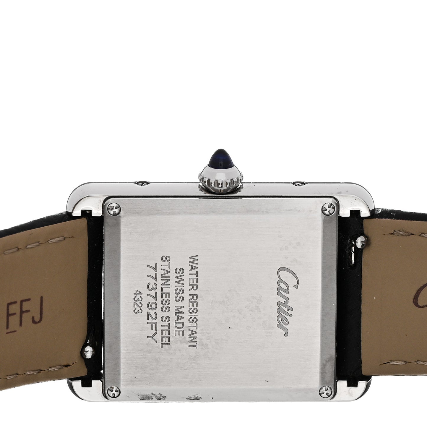 Stainless Steel Calfskin 25mm Must de Cartier Tank Quartz Watch