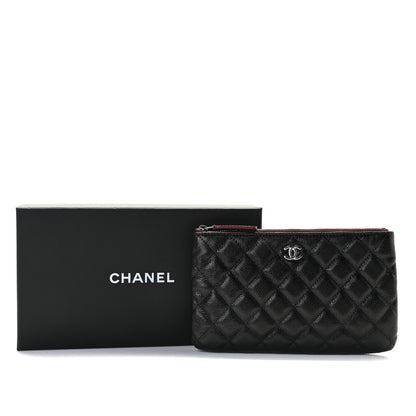 Chanel Caviar Quilted Cosmetic Case Black 8 of 8