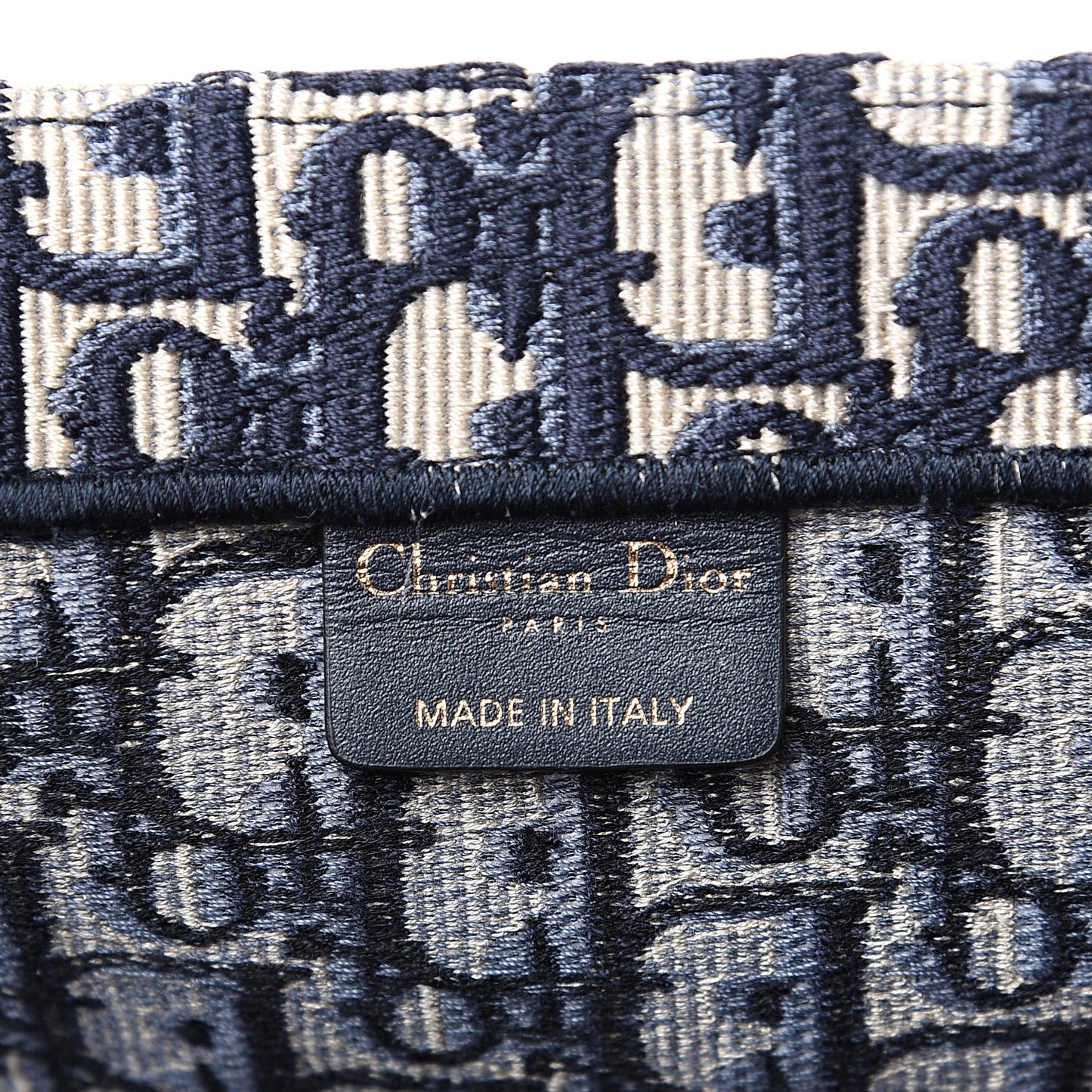Oblique Book Tote Blue Multicolor