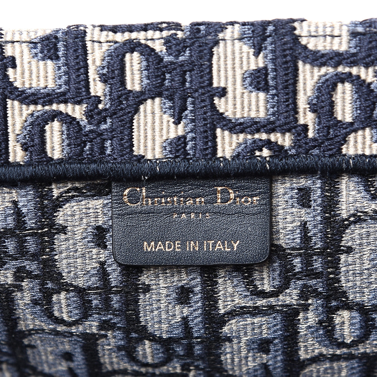 Christian Dior Oblique Book Tote Blue Multicolor 5 of 8
