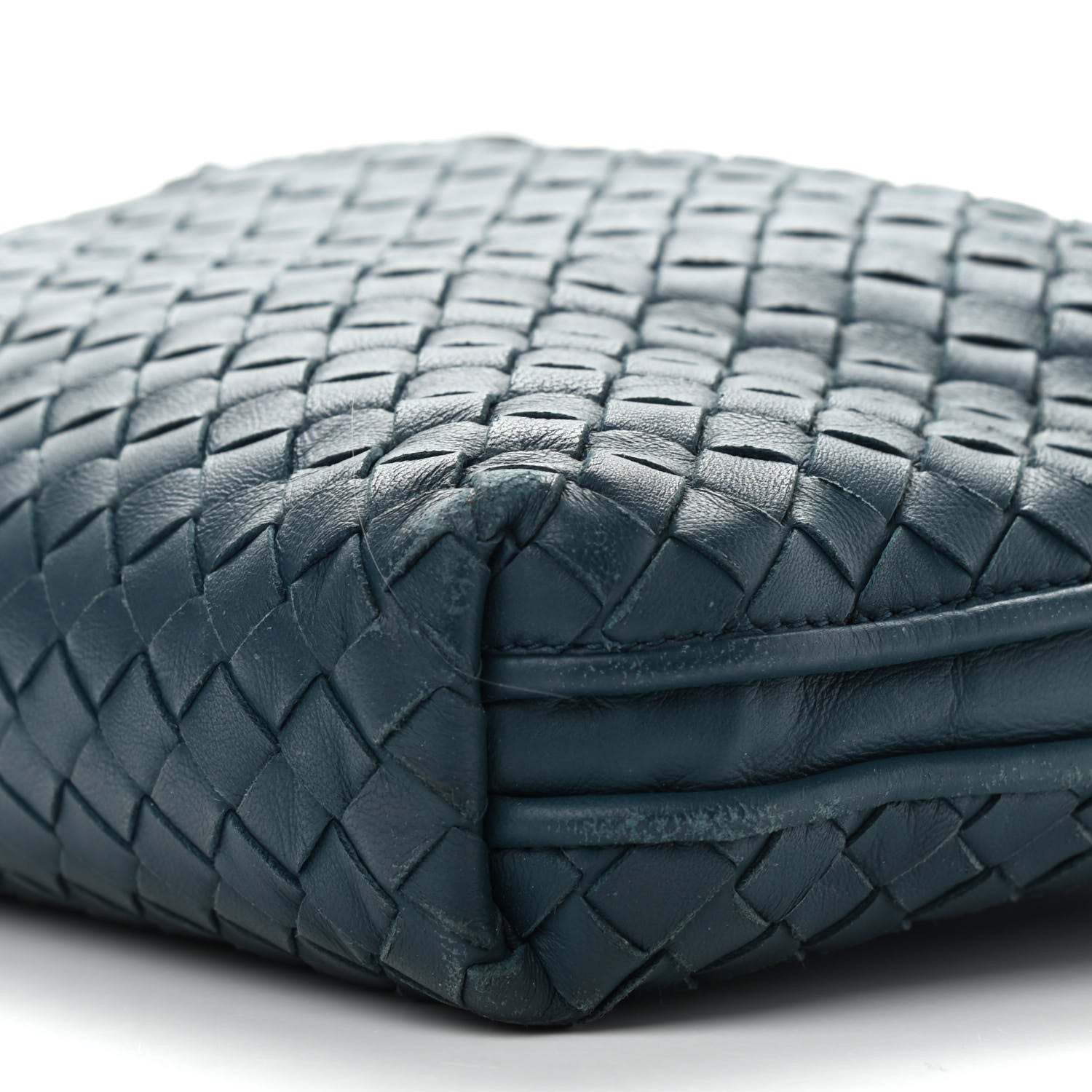 Bottega Veneta Nappa Intrecciato Nodini Crossbody Messenger Green 7 of 18