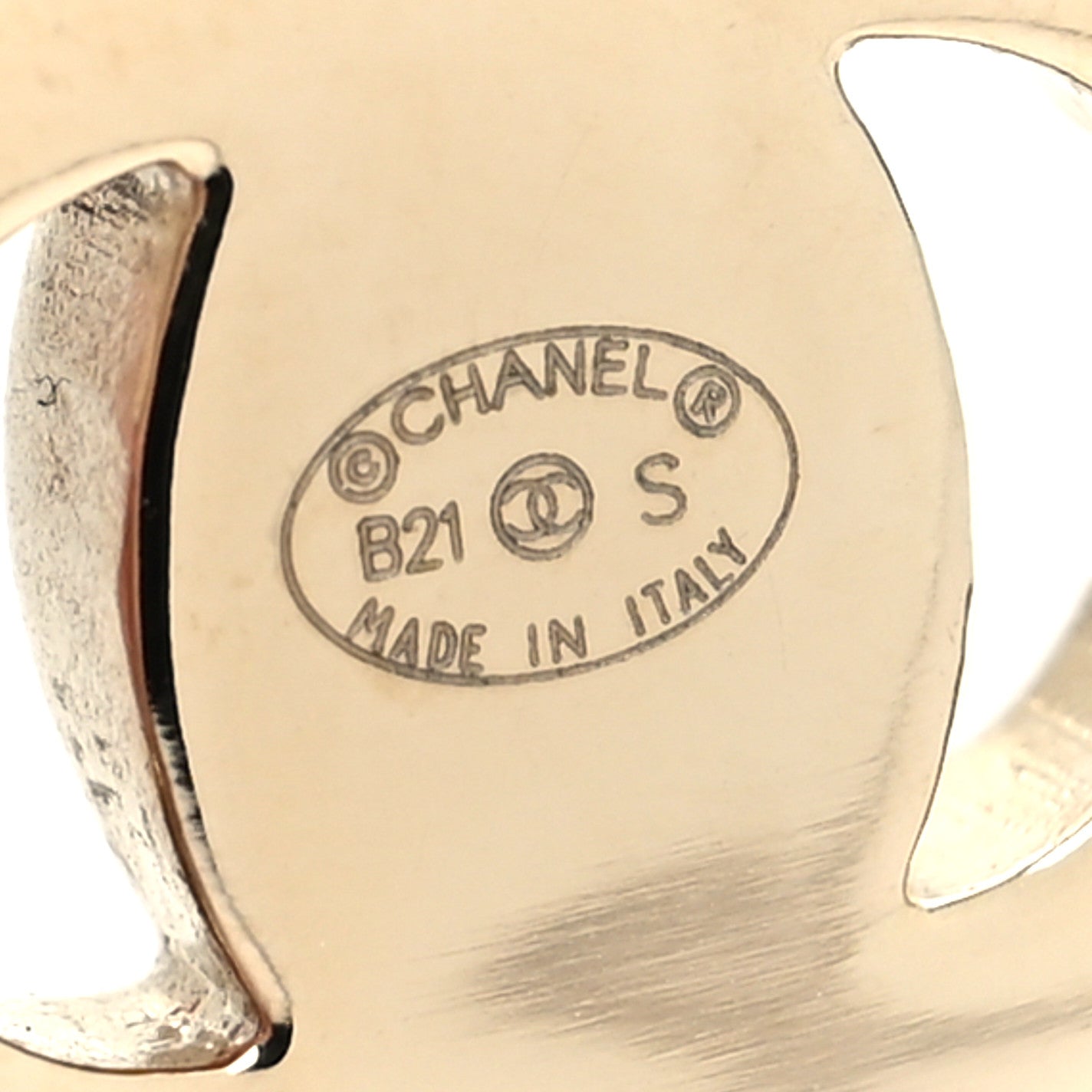 Chanel Lambskin CC Turnlock Drop Earrings Gold Black 4 of 4