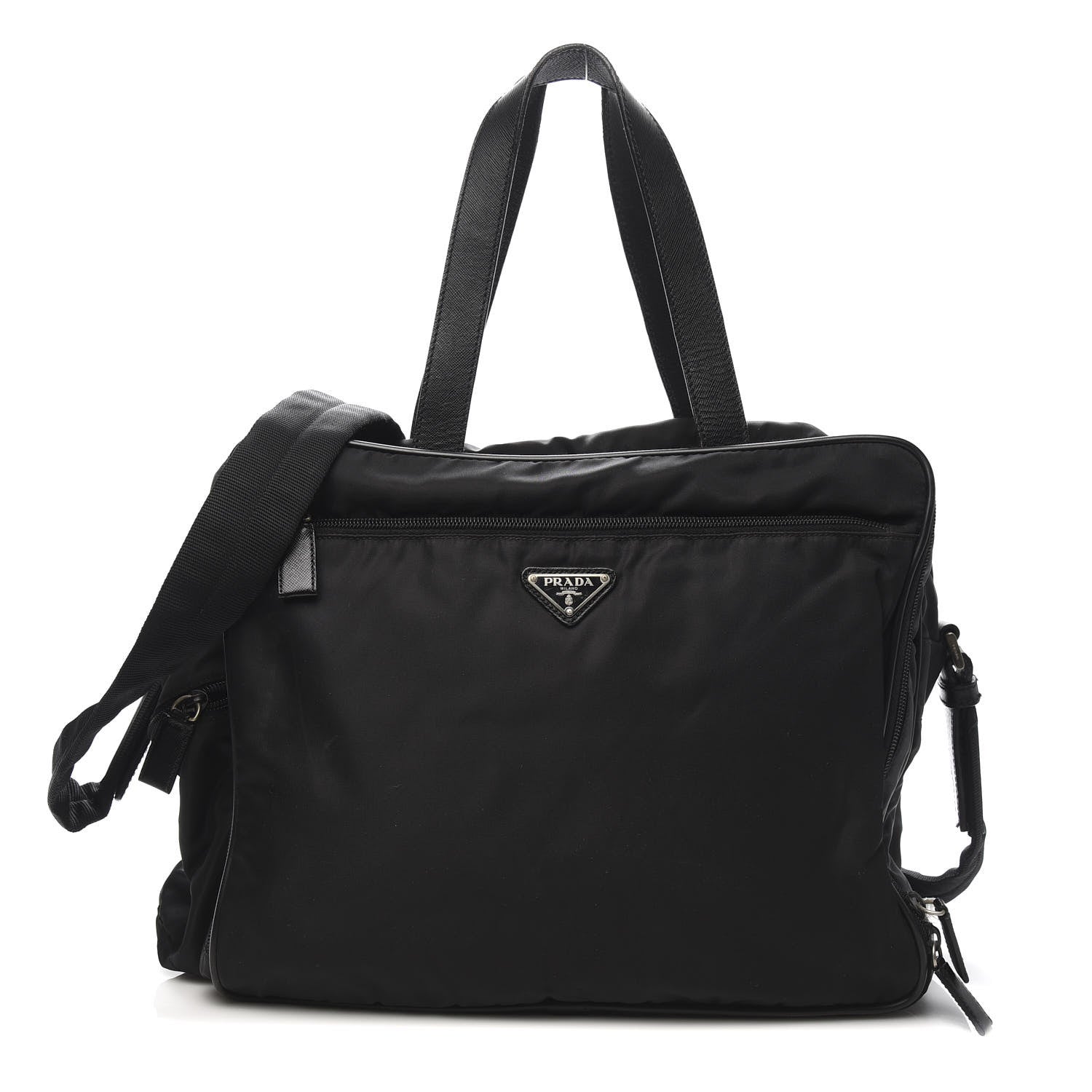 Prada Tessuto Nylon Viaggio Travel Bag Black 1 of 19