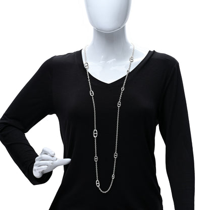 Hermes Sterling Silver Farandole Necklace 120 3 of 4