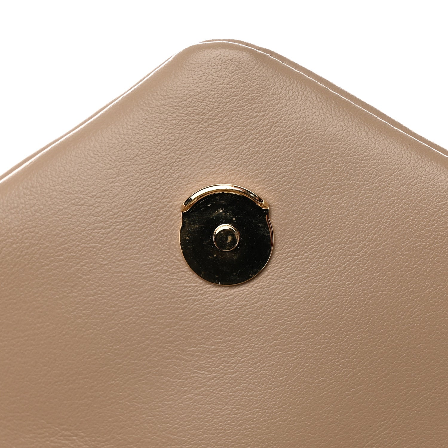 Saint Laurent Calfskin Y Quilted Monogram Toy Loulou Crossbody Bag Dark Beige 11 of 12