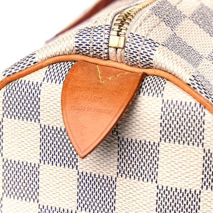 Louis Vuitton Damier Azur Speedy 30 12 of 17