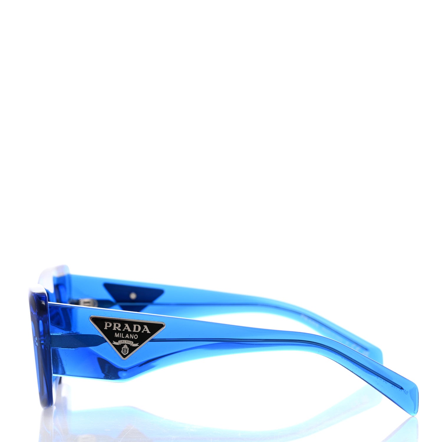 Prada Acetate Symbole Sunglasses SPR 13Z Blue 3 of 7