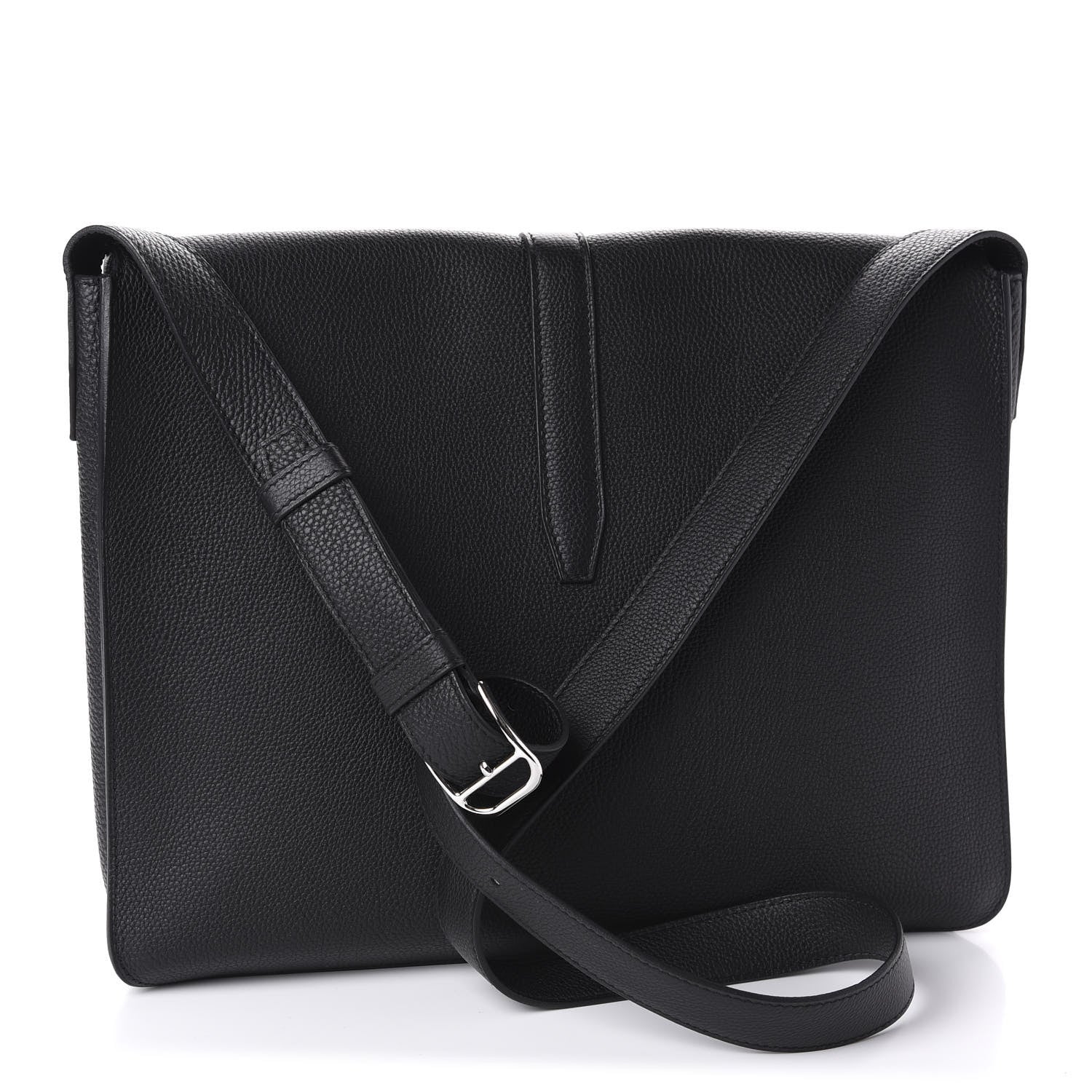 Hermes Togo Steve Light Messenger Black 3 of 9