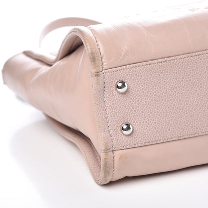 Chanel Glazed Calfskin Mini Deauville Tote Light Pink 16 of 17
