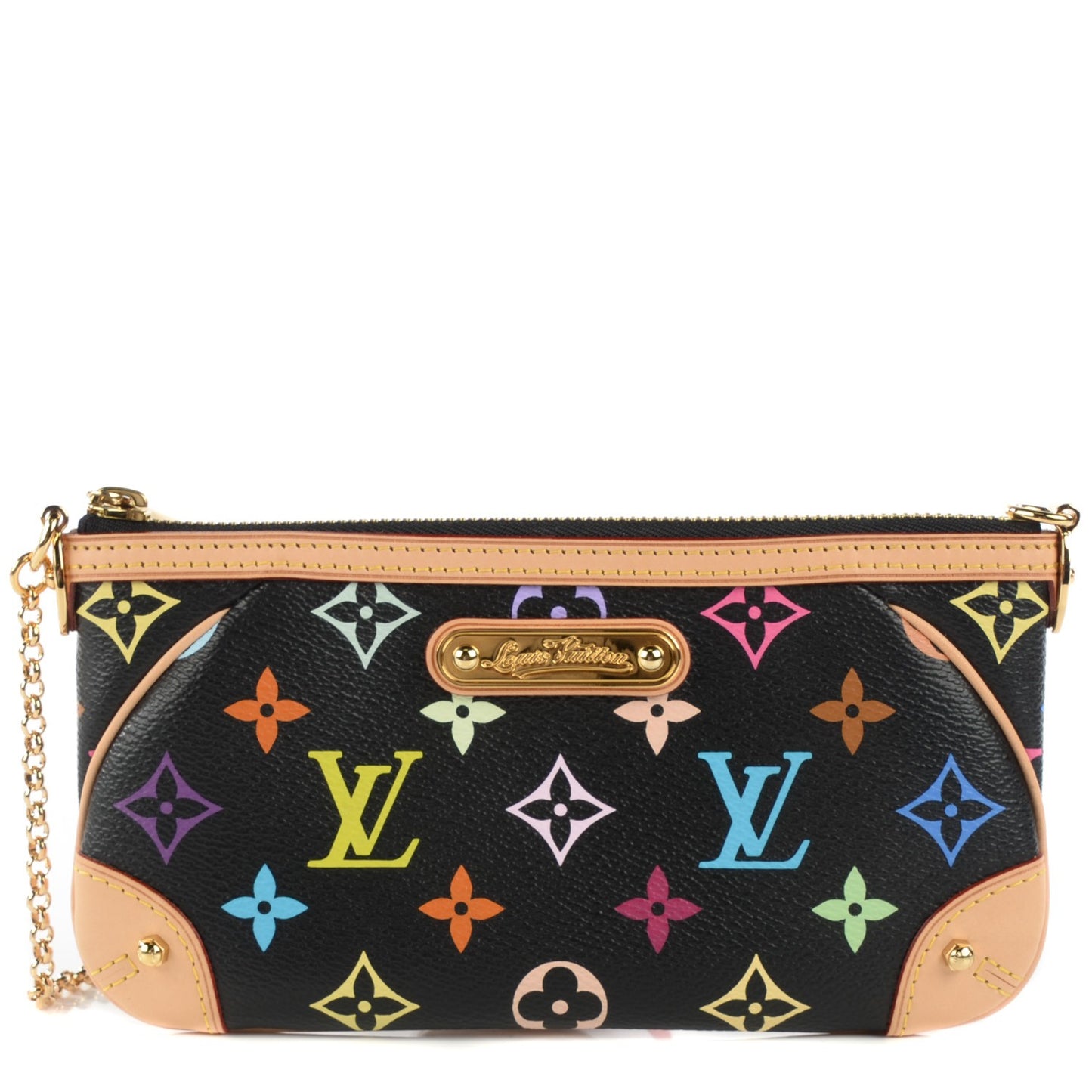 Monogram Multicolor Pochette Milla MM Black
