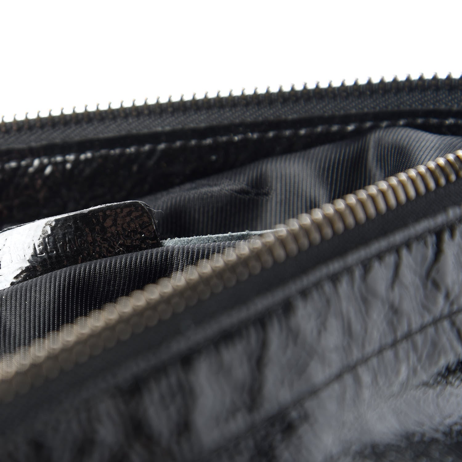 Burberry Patent Ruffled Medium Lowry Black 10 of 11