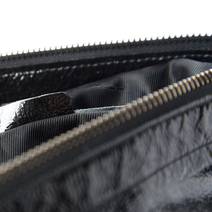 Burberry Patent Ruffled Medium Lowry Black 10 of 11