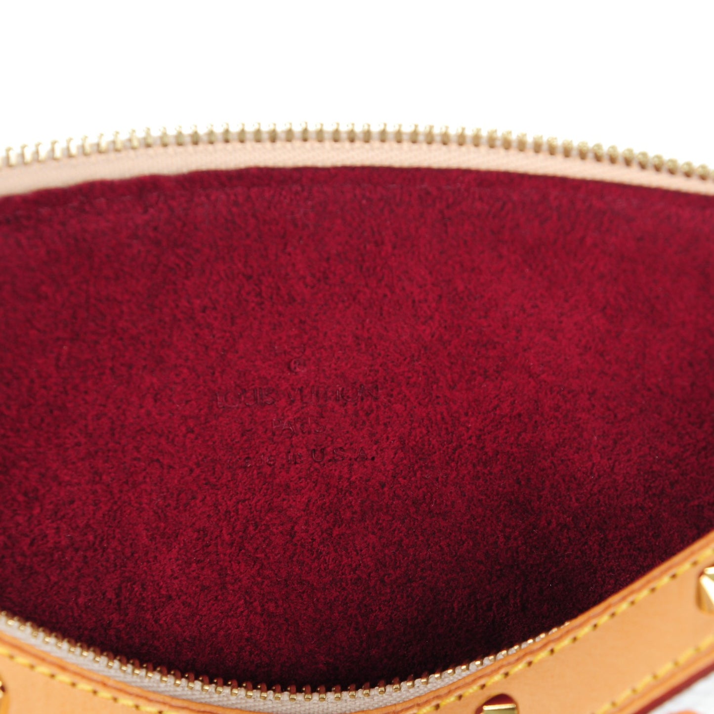 Monogram Multicolor Pochette Accessories White