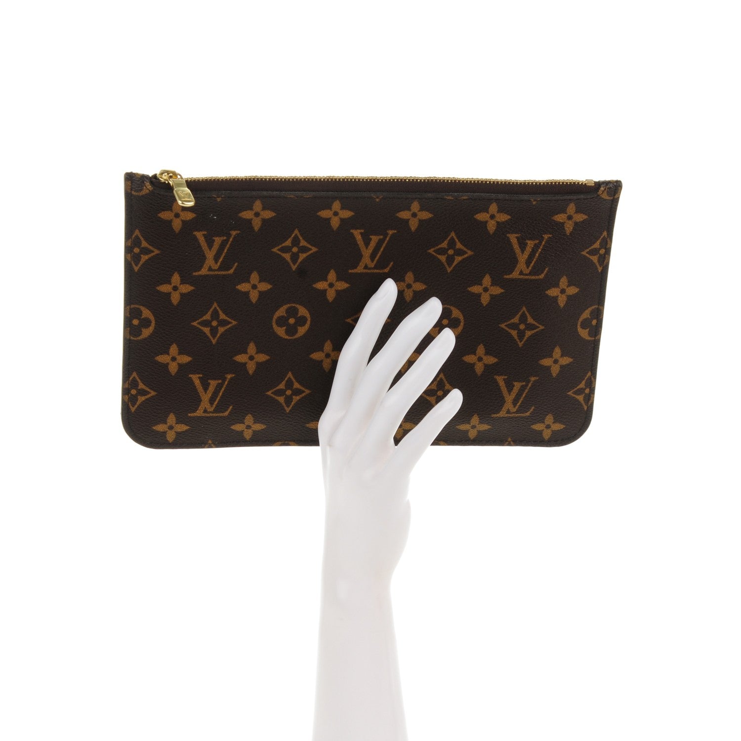 Louis Vuitton Monogram Neverfull MM GM Pochette 2 of 8
