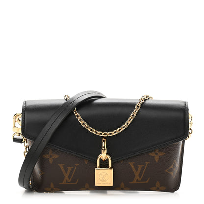 Louis Vuitton Monogram Padlock On Strap Black 1 of 9