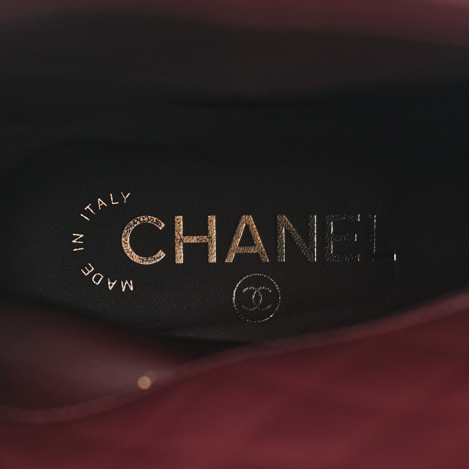 Chanel Calfskin CC Ankle Boots 38 Black 7 of 11