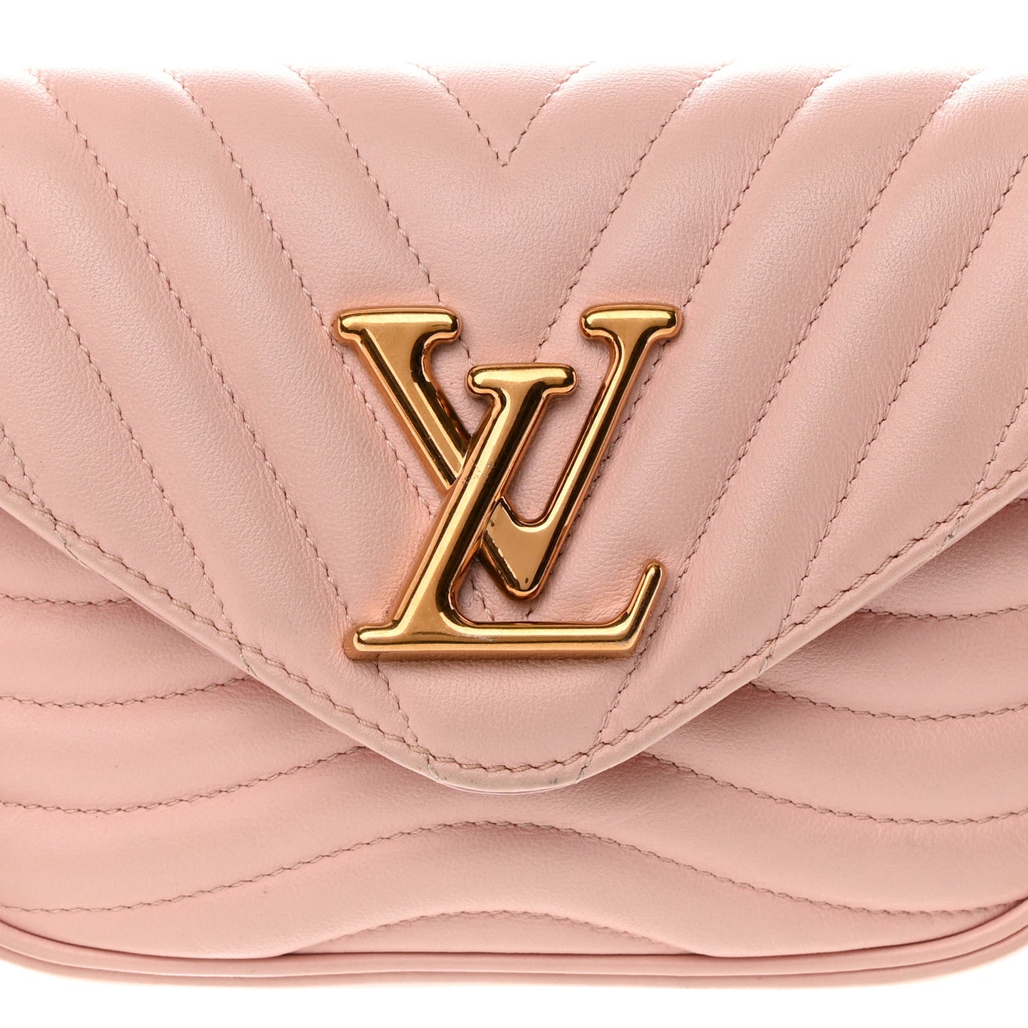 Calfskin New Wave Multi Pochette Rose Ballerine