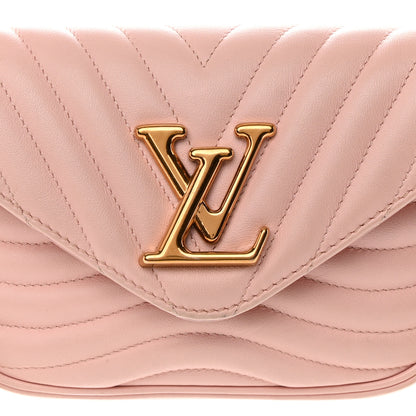 Louis Vuitton Calfskin New Wave Multi Pochette Rose Ballerine 7 of 15