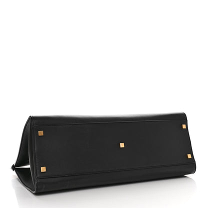 Saint Laurent SAINT LAURENT Calfskin Large Manhattan Shopper Tote Black 4 of 11