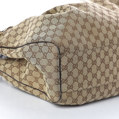 Gucci Monogram Large Sukey Tote Dark Brown 9 of 10