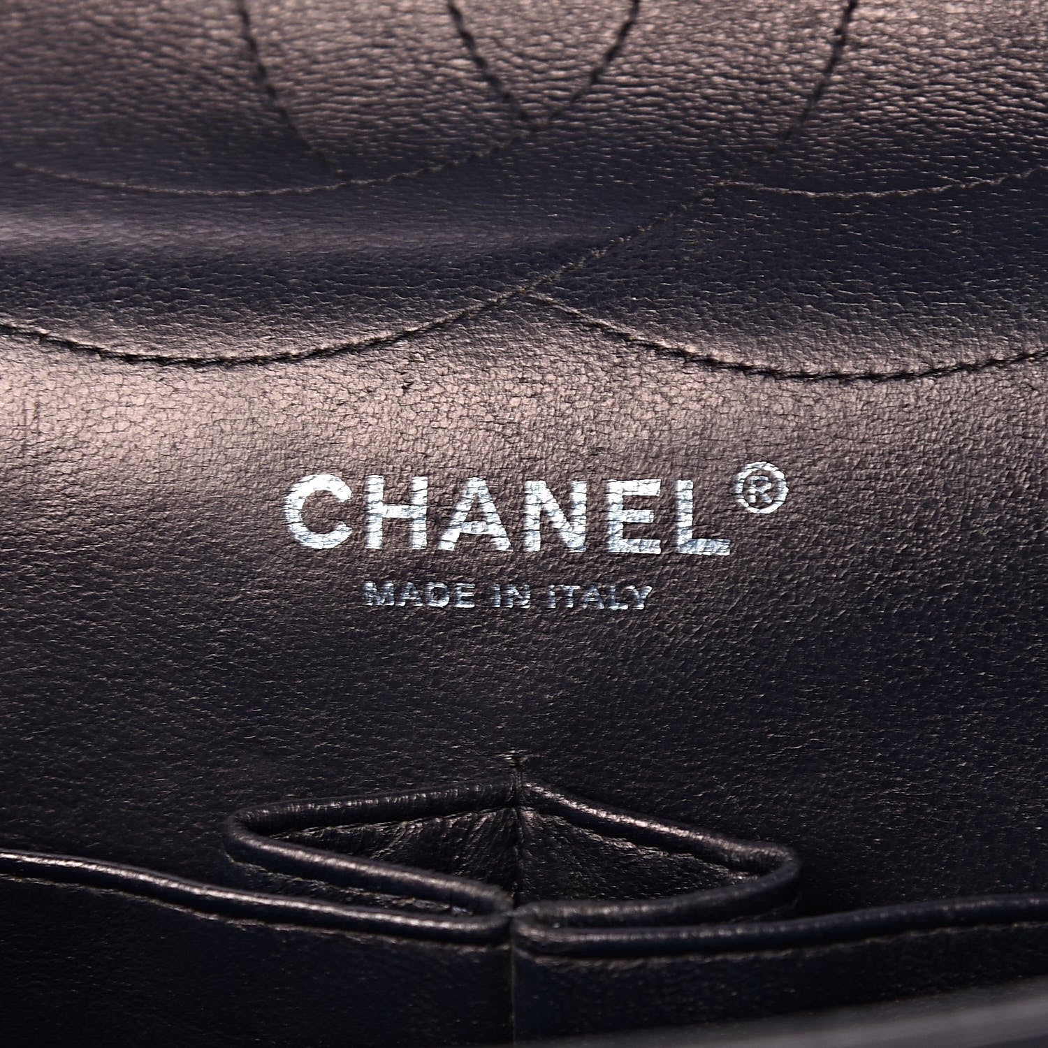 Chanel Aged Calfskin Quilted 2.55 Reissue 227 Flap Navy Blue 6 of 11