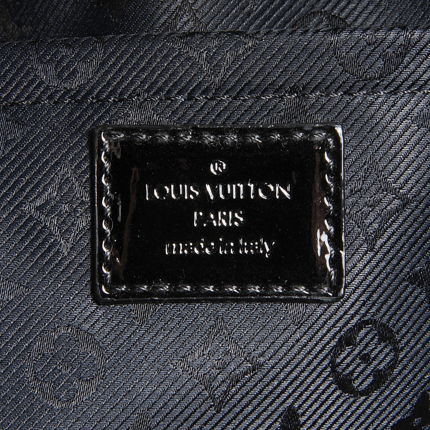 Calfskin Quilted Monogram Altair Clutch Black