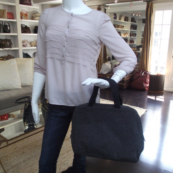 Vintage Flannel Tote Anthracite