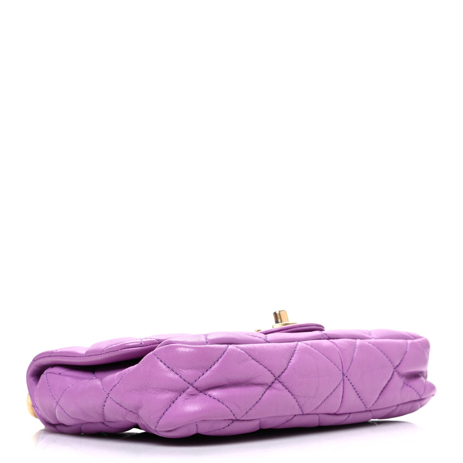 Chanel Lambskin Quilted Small CC Funky Town Flap Purple 4 of 10