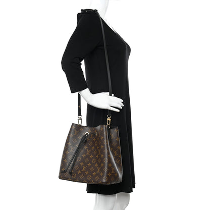 Louis Vuitton Monogram Neonoe MM Black 2 of 10