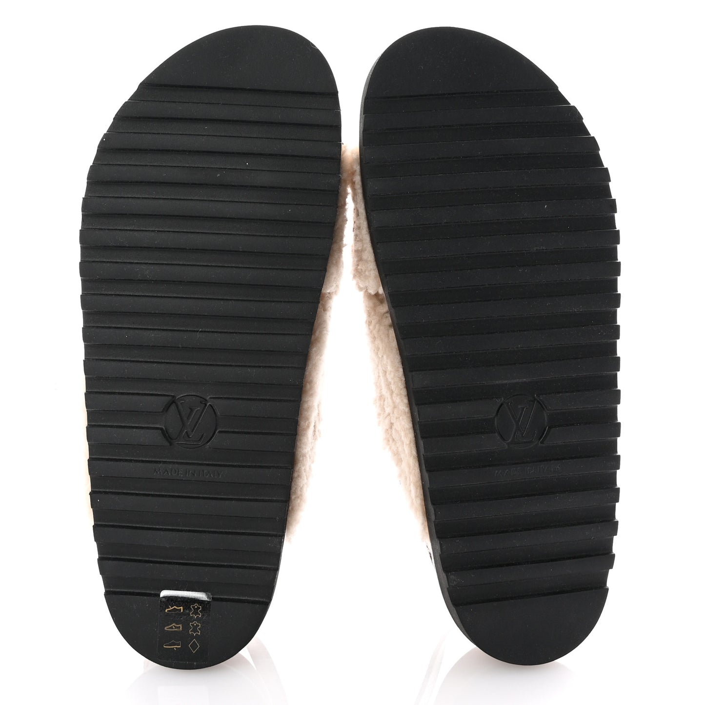 Shearling Paseo Flat Comfort Sandal 40 Nude
