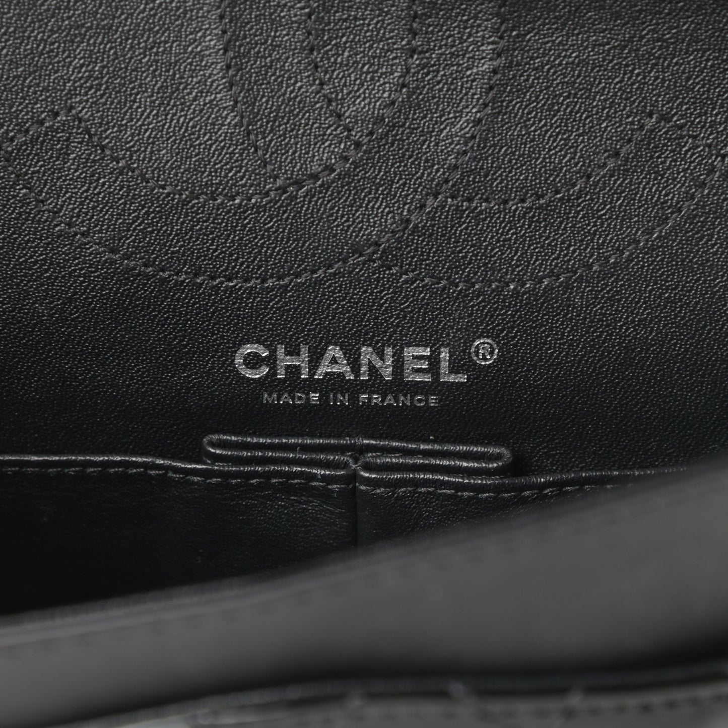Patent Calfskin Quilted 2.55 Reissue 225 Flap So Black