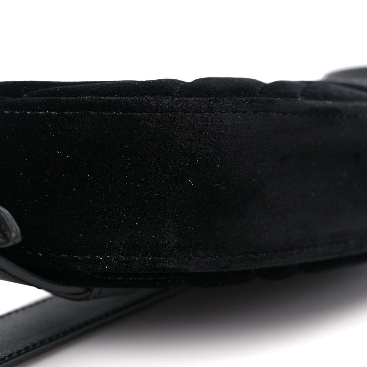 Velvet Matelasse GG Marmont Belt Bag 85 34 Black