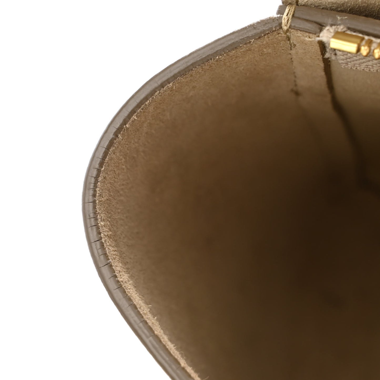 Grained Calfskin Nano Belt Bag Light Taupe