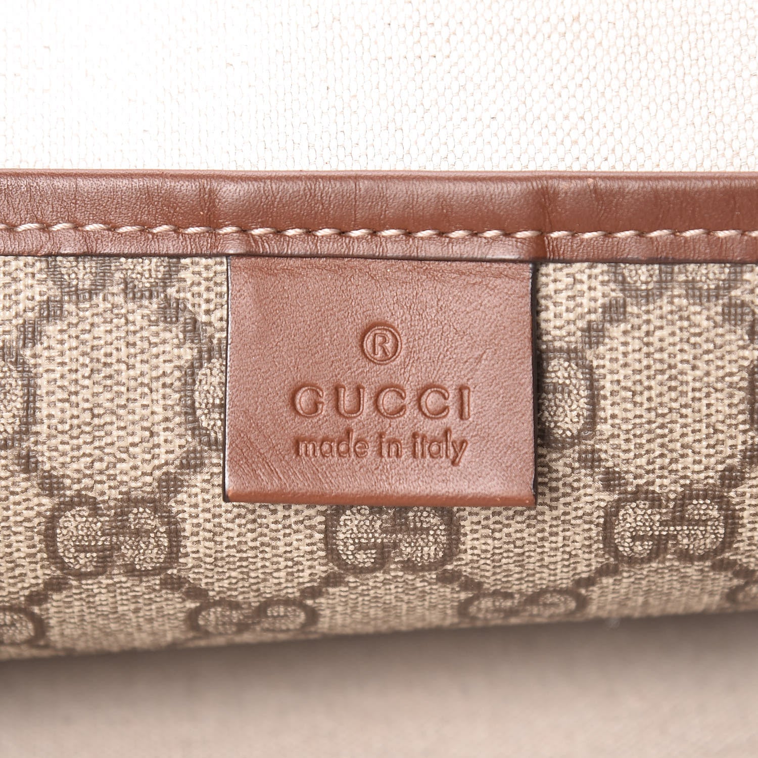 Gucci GG Plus Monogram Small Signature Web Loop Vertical Tote Light Brown 6 of 18